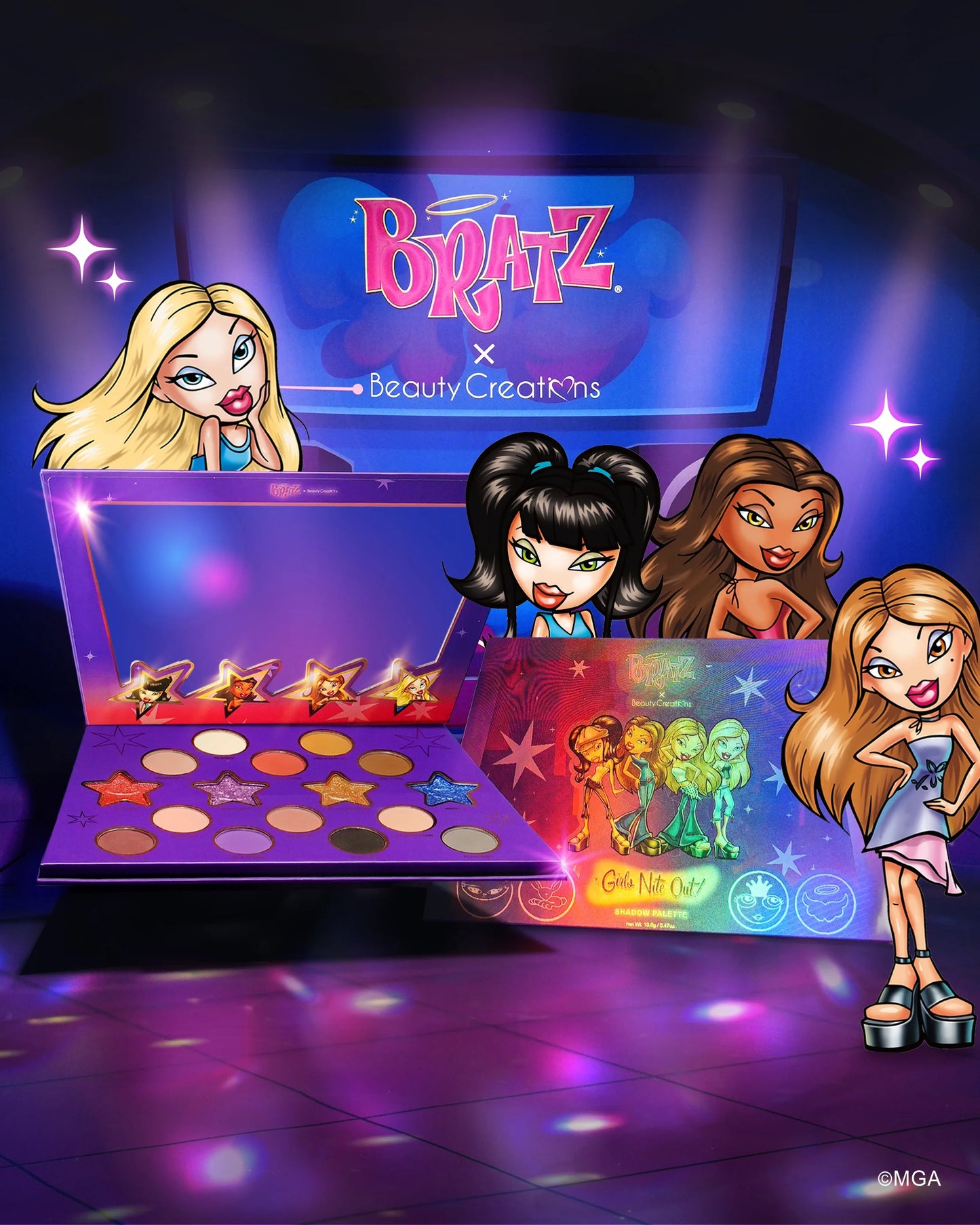 Bratz Collection Girls nite out Shadow Palette