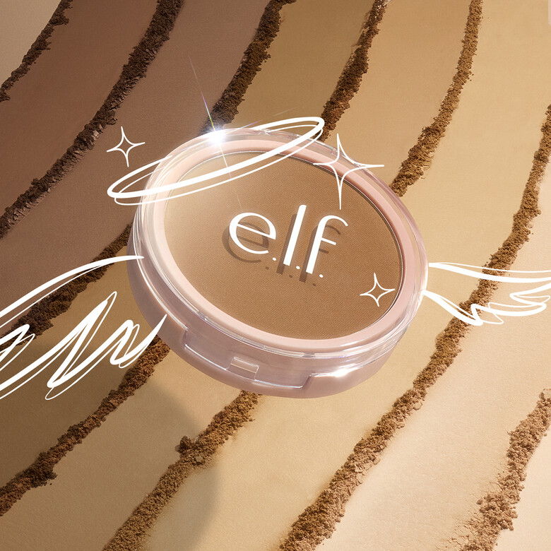 Elf halo glow pressed powder