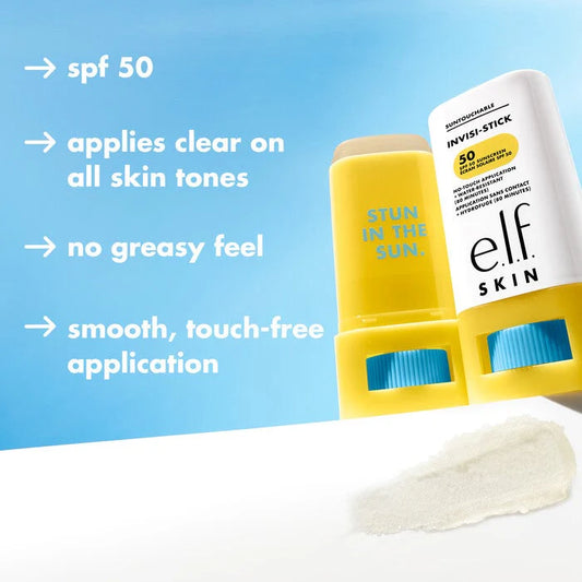 Elf Invisi-Stick Sunscreen 50 Spectrum