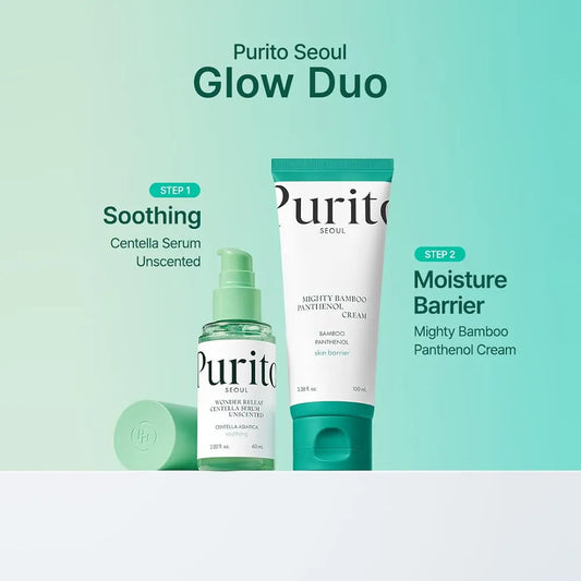 Purito Seoul Bamboo Dúo Panthenol cream + Wonder releaf serum